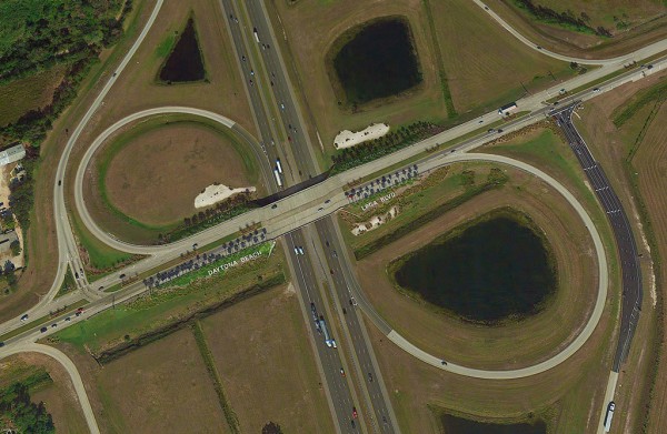  I-95 Interchange with LPGA Boulevard in Volusia County, FL