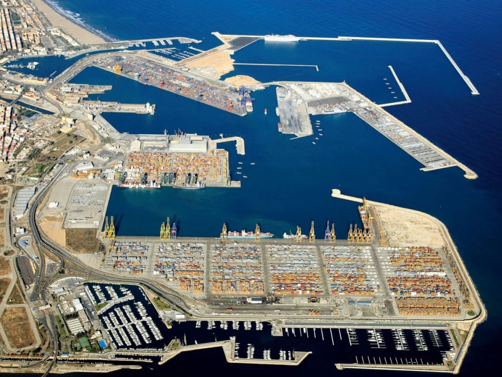 Port of Valencia aerial