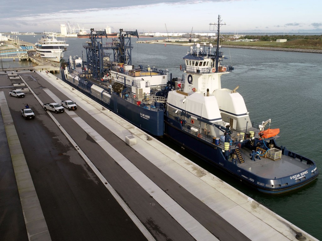 Q-LNG4000 arrives at Port Canaveral’s new Cruise Terminal 3 (Photo: Canaveral Port Authority)