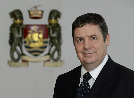UK shipping minister Guy Platten