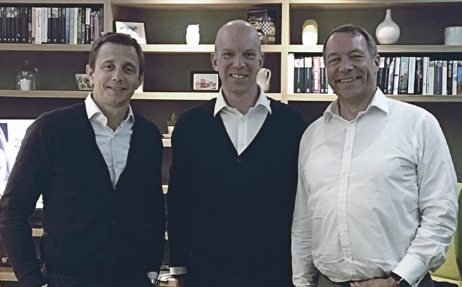 Pictured above (l-r) Christian Haunso, Co-Founder and Chair, The Marcura Group Simon Francis, Founder and CEO, G-Ports & Falmor Jens Lorens Poulsen, Co-Founder and CEO, The Marcura Group