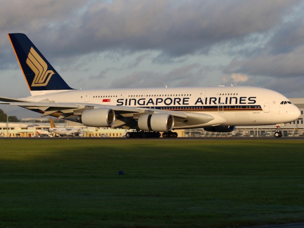 Singapore Airlines A380 aircraft