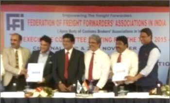 Forwarders Association in India- FFFAI, signs MOU with Kale Logistics facilitating eVGM filing - American Journal of Transportation