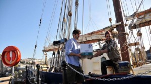 Coffee shipped by sailboat Is a whimsical way to lower your emissions