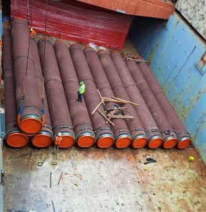 Urgent special coated pipes from India to Thailand