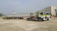 Turk Heavy Transport Complete Local Move of Long Concrete Beams
