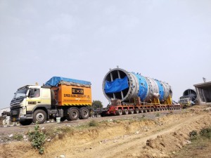  Transportation of OOG drums by Express Global Logistics