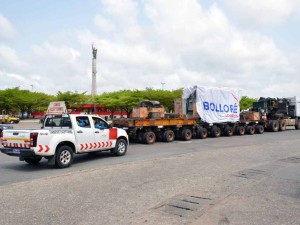  Bolloré transports six electrical transformers under the Compact II program