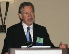 Doug Wray, Ports America vice president, sees pressures on shipping lines, ports and marine terminal operators. (Photo by Paul Scott Abbott, AJOT)