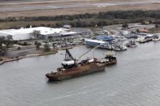 Jacksonville harbor deepening construction begins