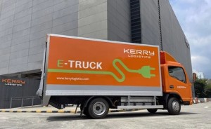 Kerry Logistics Network pioneers as first logistics company to use electric trucks in Hong Kong In a move towards net zero emissions