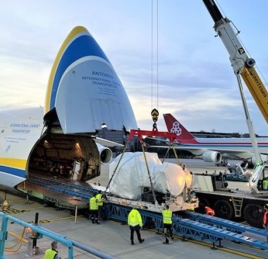 Antonov Airlines completed an urgent cargo transport to the remote island 