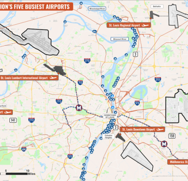 St. Louis region’s five busiest airports support 36,500 jobs and deliver more than $10 billion in annual economic impact