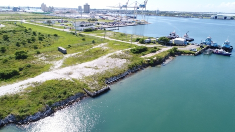 Site of North Cargo Berth 8 (shown above) will support heavy lift cargo and Spaceport operations (Photo: Canaveral Port Authority)