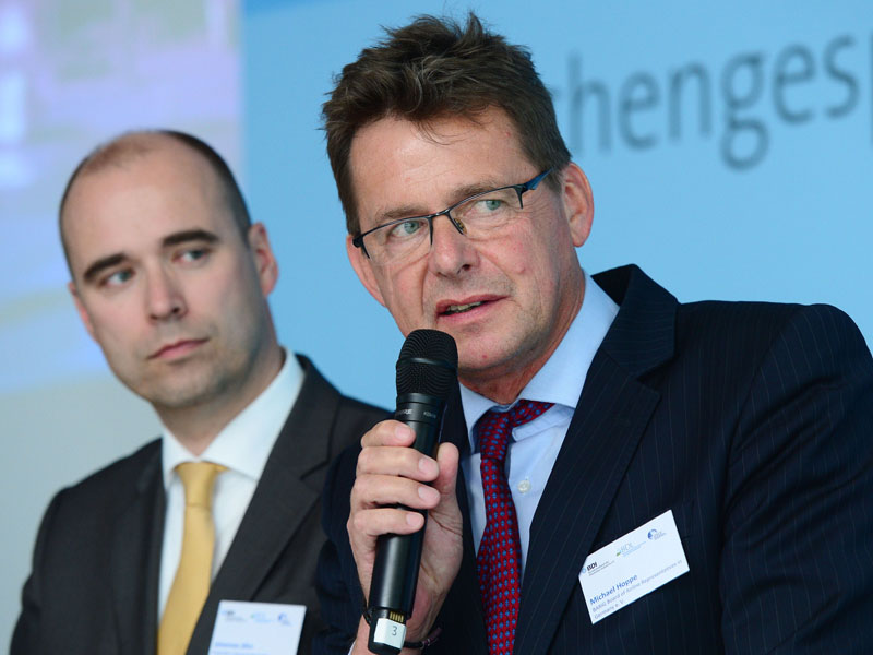 Michael Hoppe, BARIG’s Secretary General, at yesterday’s event in Berlin. Photos: BDL 