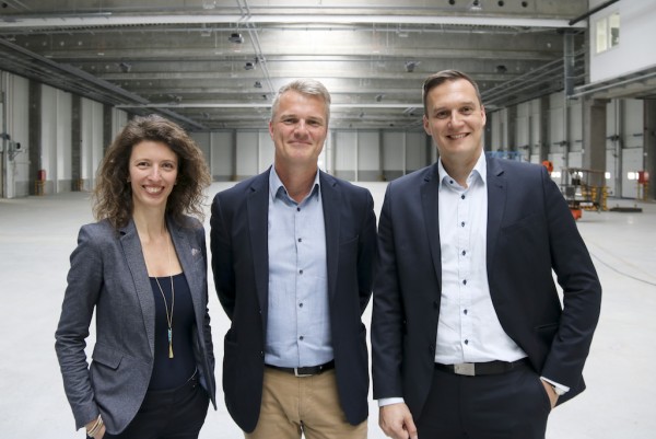 Pictured left to right: Nikolett Huszák, Airline and Property Marketing Manager, René Droese, Director Property and Cargo, Jozsef Kossuth, Cargo Manager, Budapest Airport
