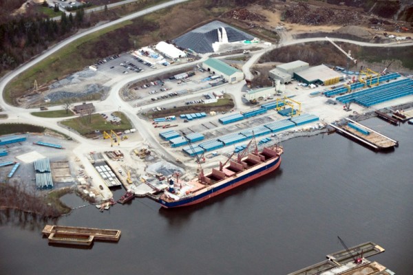 Embarking upon its third U.S. maritime endeavor at Port Manatee, Carver Companies successfully operates a number of industrial facilities, including its privately owned Port of Coeymans (pictured) on the Hudson River in upstate New York.