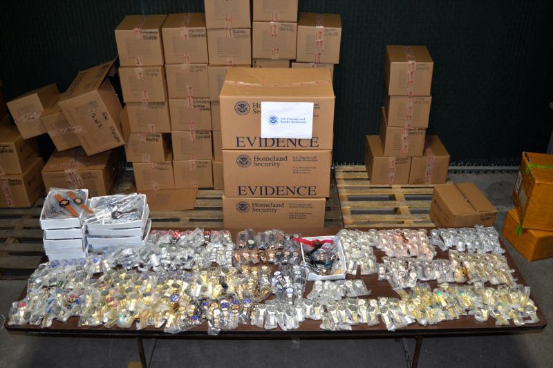 CBP officers seized 699 counterfeit luxury watches with an MSRP of $10 million, if authentic.