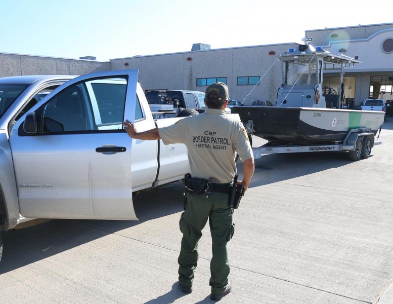 Three waves of Del Rio Sector marine personnel - a total of 26 agents, along with 12 vessels - set out for the Houston area to assist in the rescue efforts. 