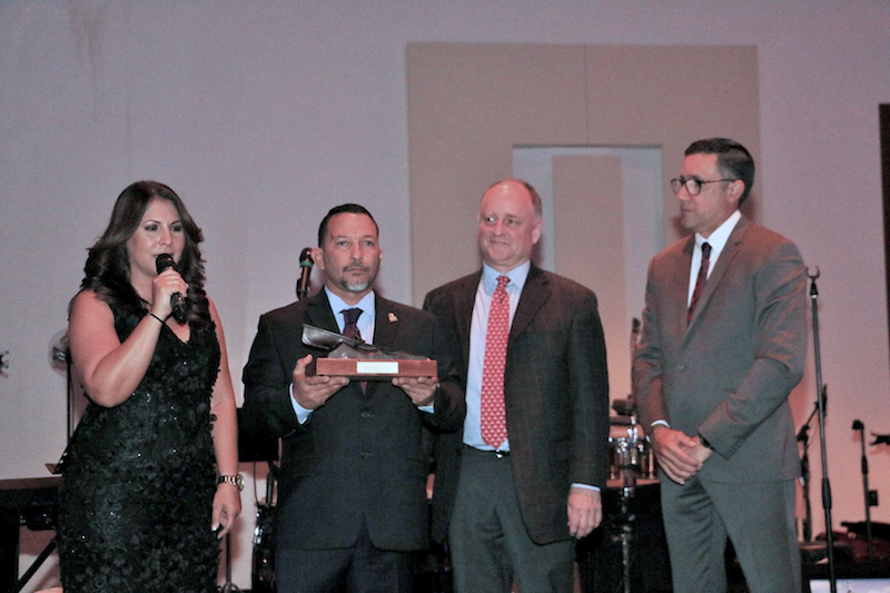 Left to Right - Ayesha Diaz, general manager, logistics; Negron, Crowley and Ayala