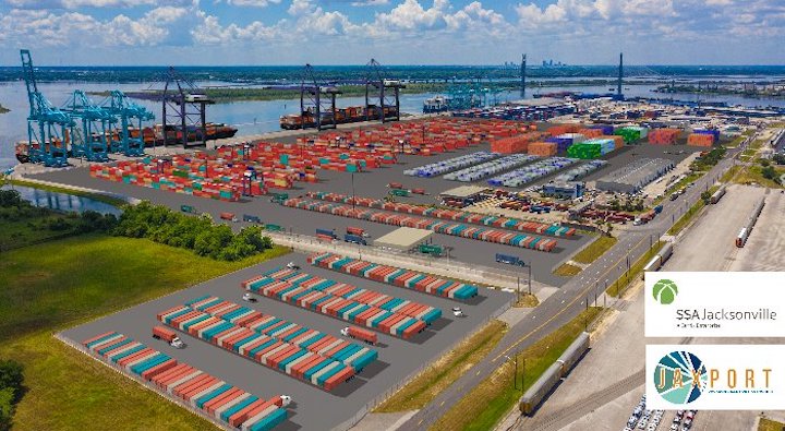 Rendering of the SSA Jacksonville Container Terminal at JAXPORT's Blount Island Marine Terminal