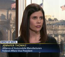 Jennifer Thomas, vice president of federal affairs at the Alliance of Automobile Manufacturers