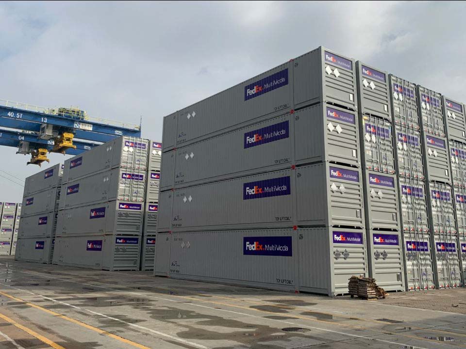 The first of three vessels transporting FEDEX shipping containers is set to arrive at the Port of Hueneme at the end of January 2022.