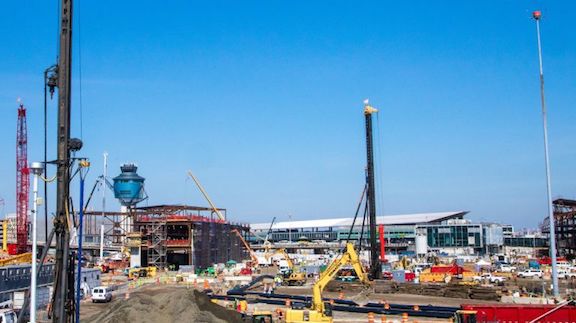 LaGuardia Airport construction site