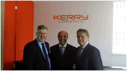 (left to right) Gary Wilcock, Managing Director, Kerry Logistics (Europe), Mário Silva, General Manager, Kerry Logistics (Portugal) and Sebastian Bernardo, General Manager, Kerry Logistics (Spain)