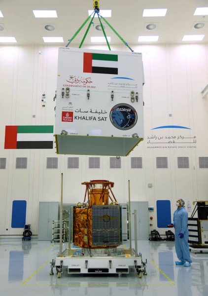 KhalifaSat is the first space satellite built in the UAE by Emirati engineers