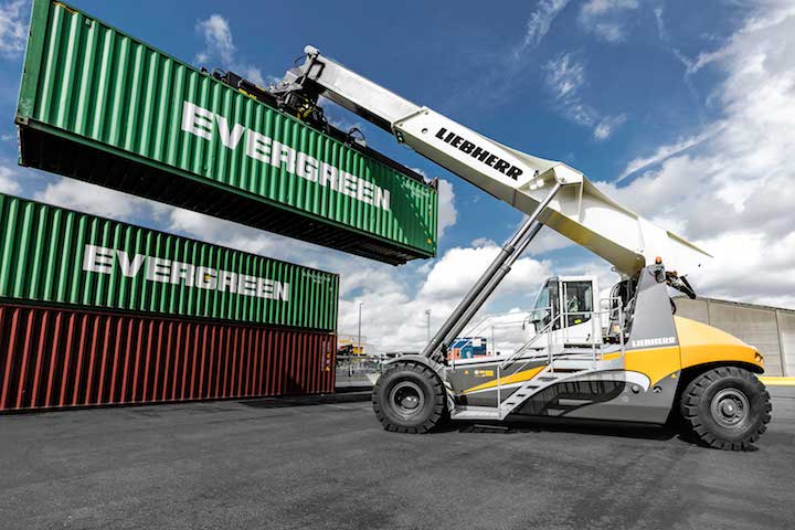 The Liebherr Reachstacker LRS 545 is the flagship for reliable and efficient container handling.