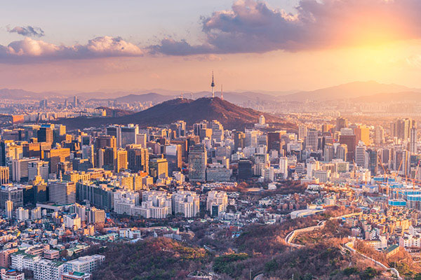 Skyline of Seoul, South Korea