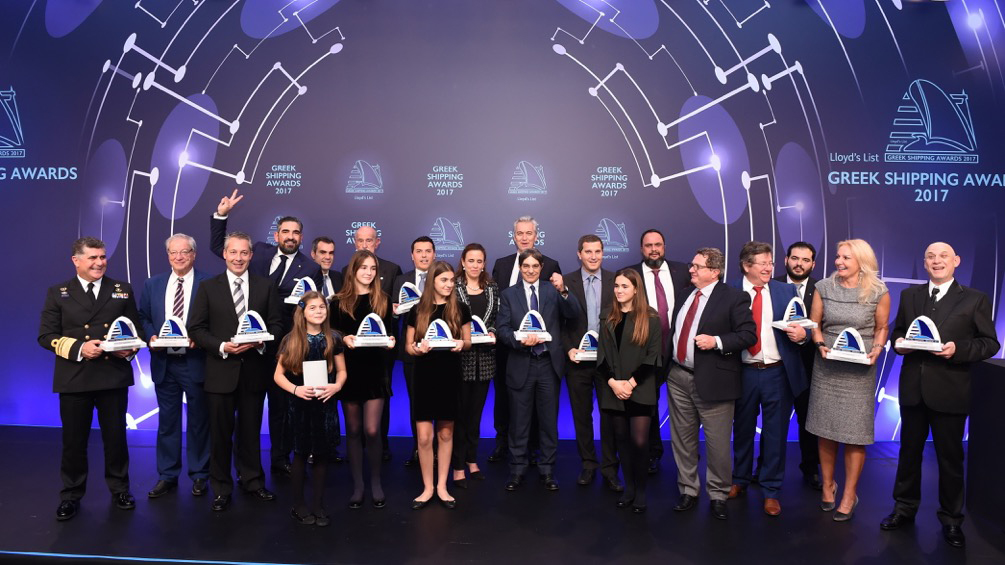 Evangelos Marinakis, Pavlos Ioannidis, Maran Tankers, Carras (Hellas), Aspida and Naftika Chronika among the winners at the Lloyd's List Greek Shipping Awards held on 24 November 2017