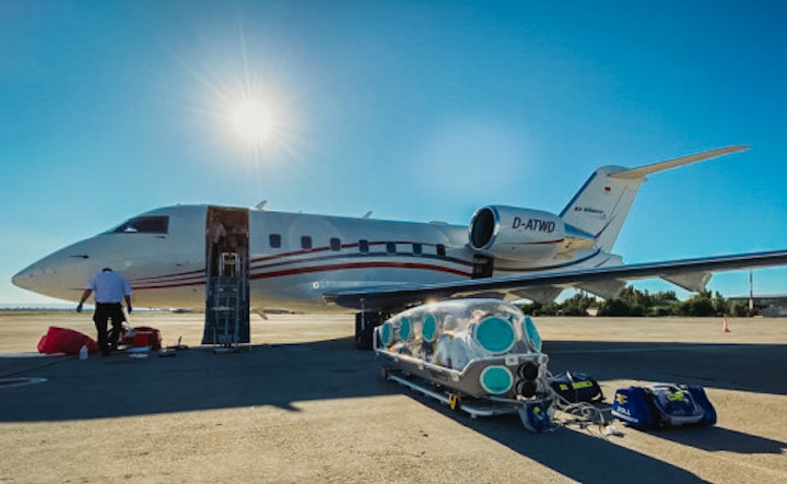 Since Air Alliance Medflight procured EpiShuttle, the company has completed more than 30 flights to almost 20 different countries, largely in Africa and Central Asia. Photo: Air Alliance Medflight GmbH.