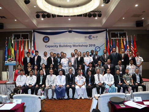 The Capacity Building Workshop 2018 in Yangon, Myanmar brings together 26 maritime law enforcement and regulatory officers from 26 countries to share best practices and experience in combating piracy and sea robbery in Asia