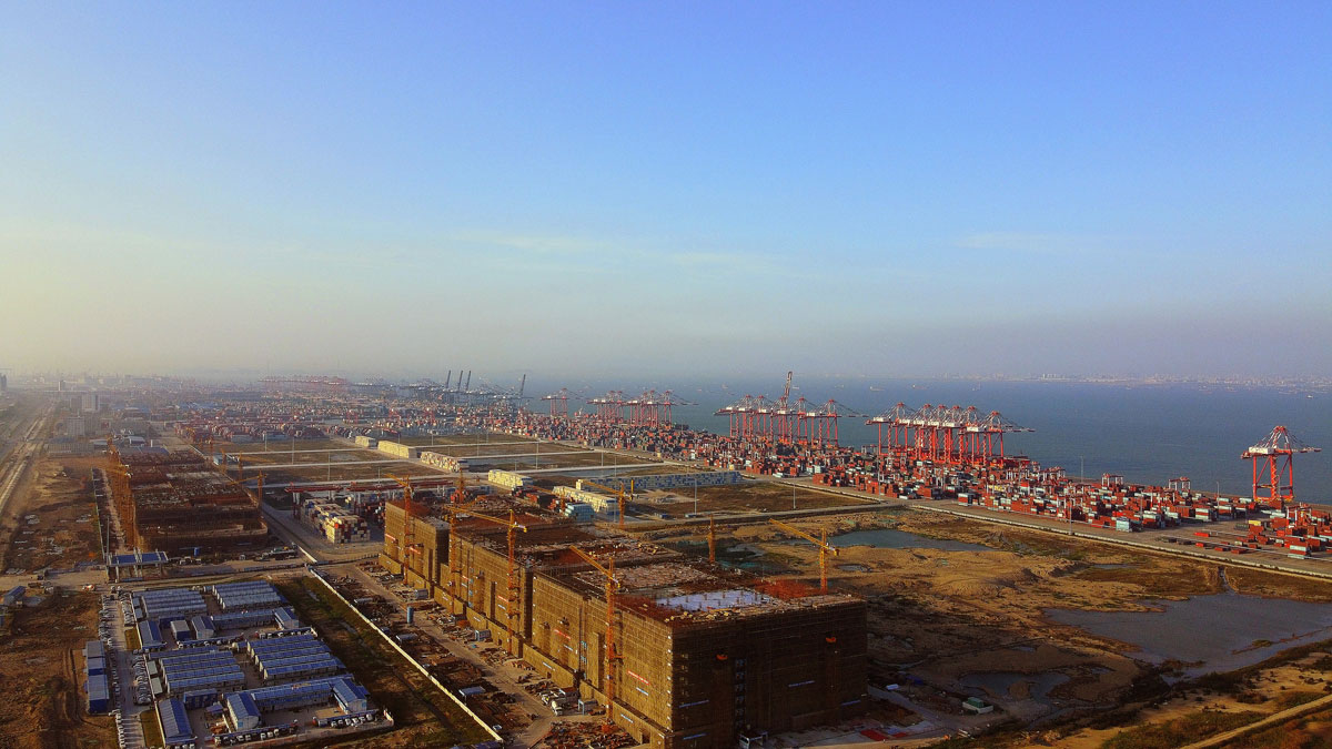 Port of Nansha’s new cold logistics complex is rising in the shadow of the West Pearl River Delta’s only deepwater terminal facilities, which already include 65 ship-to-shore cranes and are undergoing expansion.
