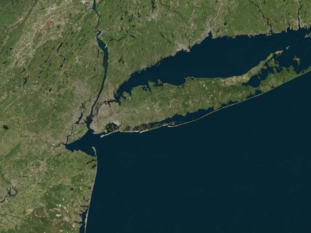 New York, New Jersey aerial (Bing Maps)