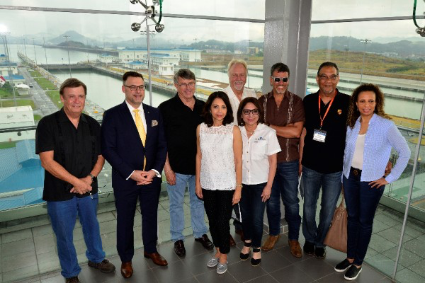The Panama Canal hosted executives from the Port of Corpus Christi on a tour of the Neopanamax locks. 