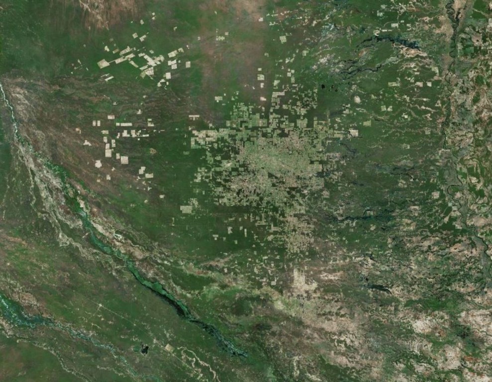 Paraguay’s Chaco region. Source: Bing Maps