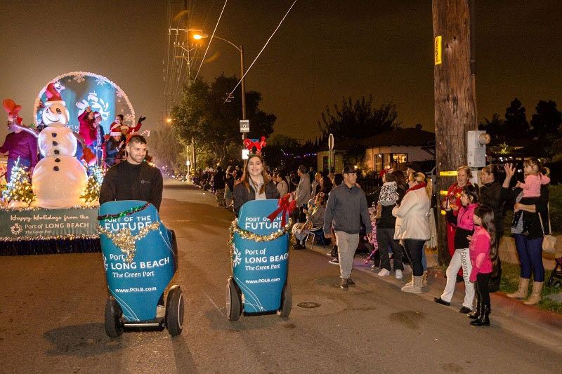 To raise awareness about maritime trade and promote social responsibility, the Port of Long Beach sponsors many community events, such as the Daisy Avenue Parade.