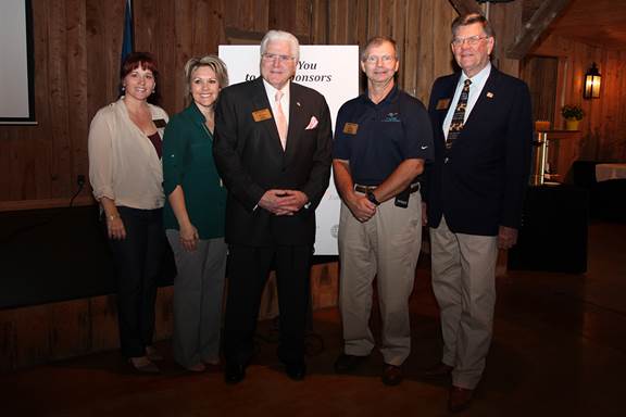 L-R: RRCC Chair-Elect Annette Wray, RRCC Executive Director, Chassity McComack , Port of South Louisiana Executive Director Paul Aucoin, RRCC Board Member Ralph Phillip, and RRCC Board Member Henry Friloux
