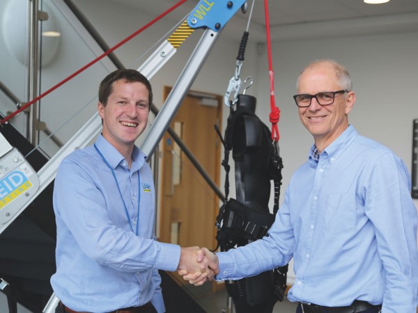David Underhill, business development manager (left) and Nick Battersby, managing director, Reid Lifting.