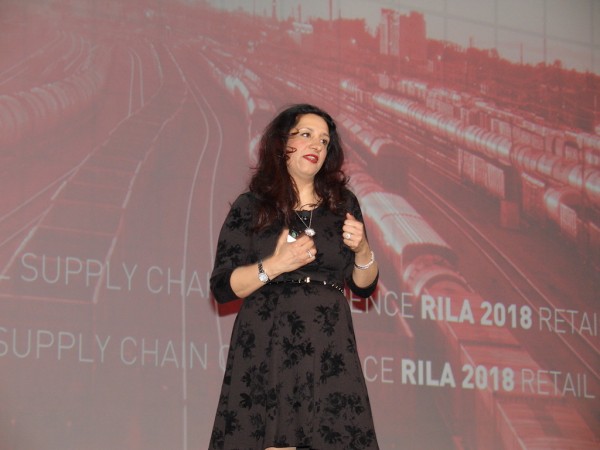 Sona Chawla, chief operating officer and president-elect of Kohl’s Corp., opens the Retail Industry Leaders Association’s 2018 Retail Supply Chain Conference. (Photo by Paul Scott Abbott, AJOT)