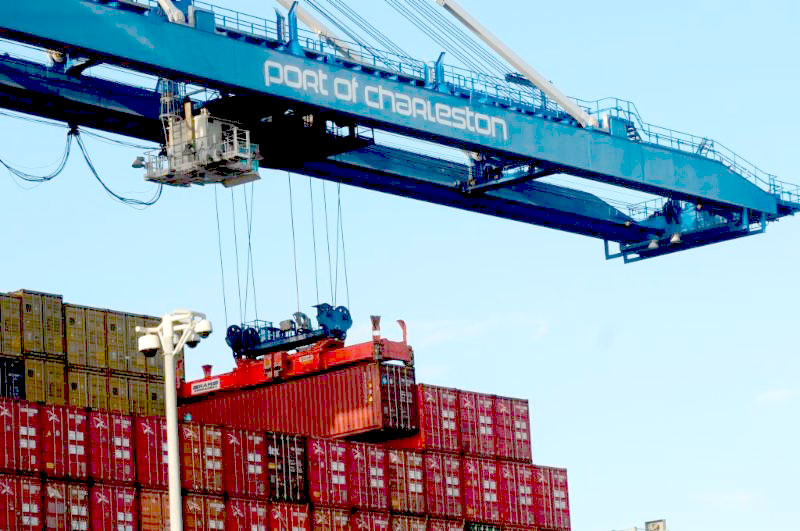 SC Ports Authority handled 10 percent more container volume in September than the same month last year. 