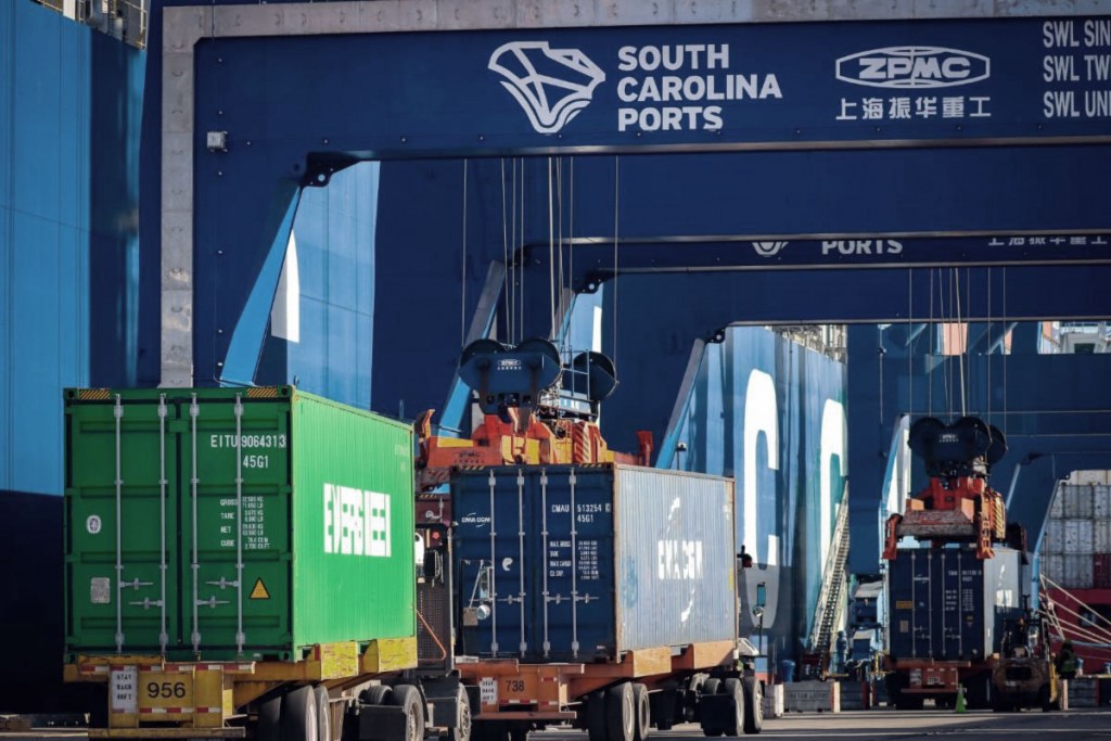 SC Ports will move goods for Gallo's new South Carolina operation. (Photo/SCPA/English Purcell)