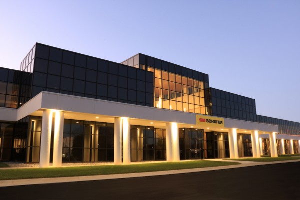 The new expansion for the North American headquarters for SSI SCHAEFER in Charlotte, NC.