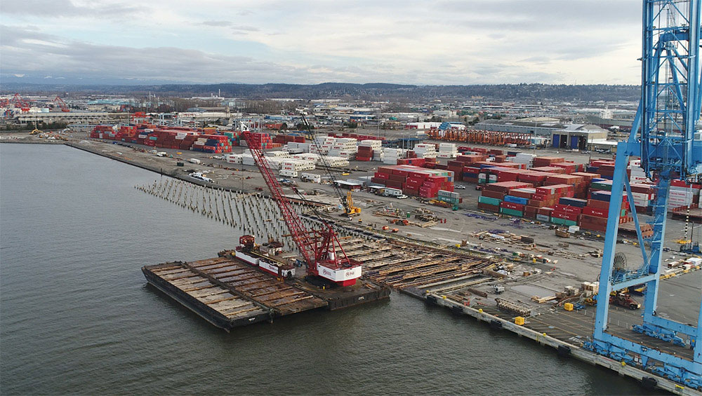 Port of Tacome Pier 4 Construction