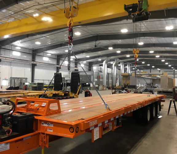 : Trail-Eze has put two 13-ton capacity Radiolink plus load cells at the heart of material handling operations.