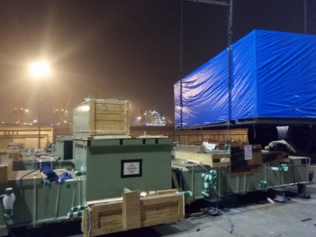 A recent shipment consisting of 90tns of bulk cargo handled by Uni-Home during loading. 