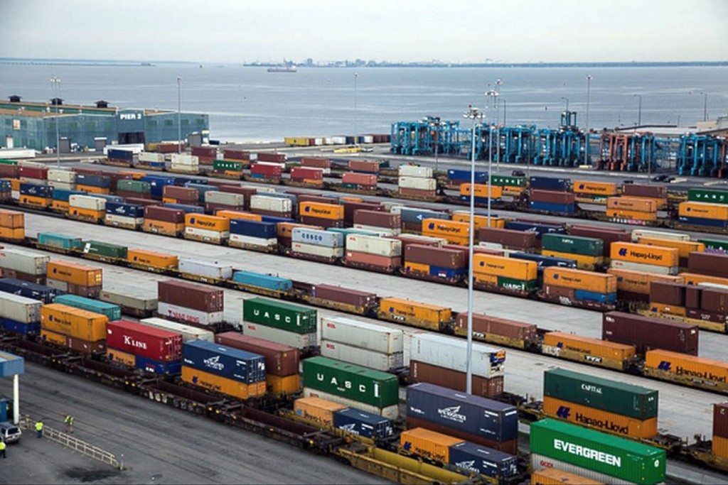 Norfolk International Terminals rail facilities are undergoing expansion to nearly double their annual rail lift capacity to 610,000 containers, bringing The Port of Virginia’s total yearly rail lift capability to 1.1 million units.